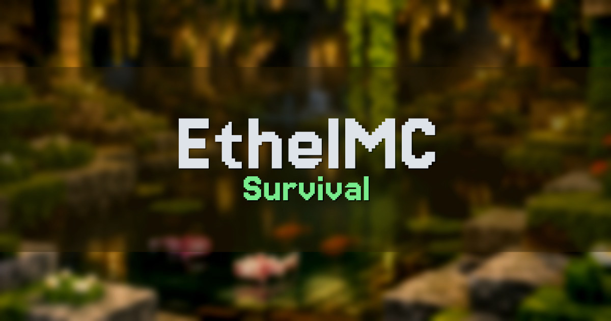 Banner for EthelMC Survival (play.ethelmc.com)