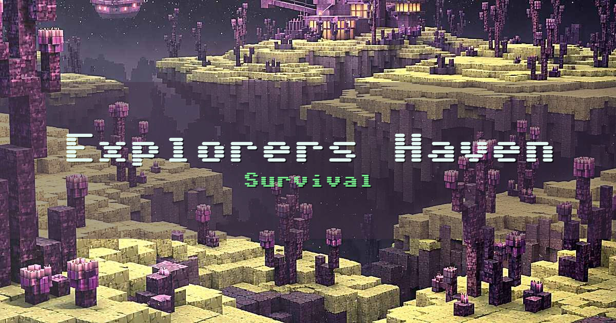 Banner for Explorers Haven Survival (104.168.51.250)