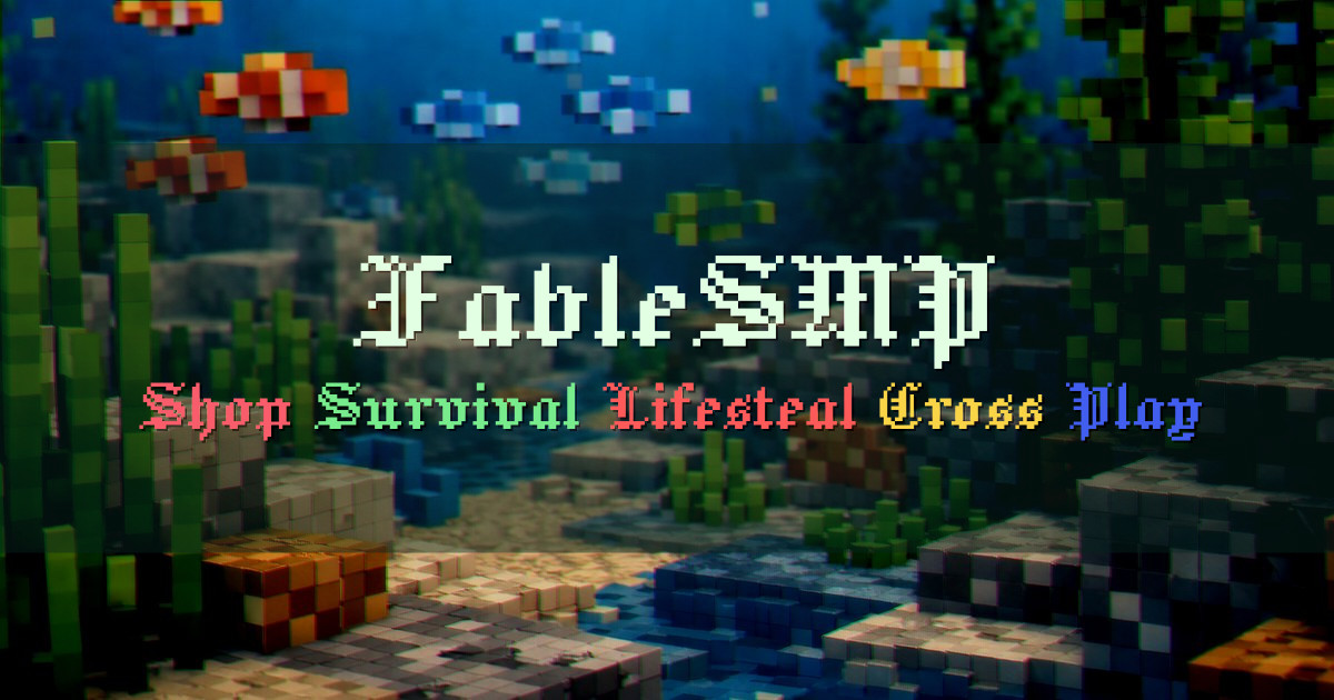 Banner for FableSMP Shop Survival Lifesteal