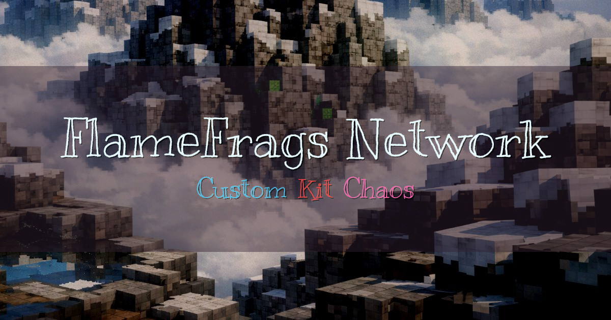 FlameFrags Survival Minecraft server