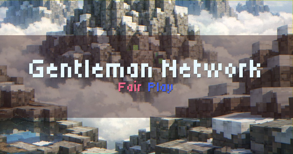 Gentleman Network Survival Minecraft server