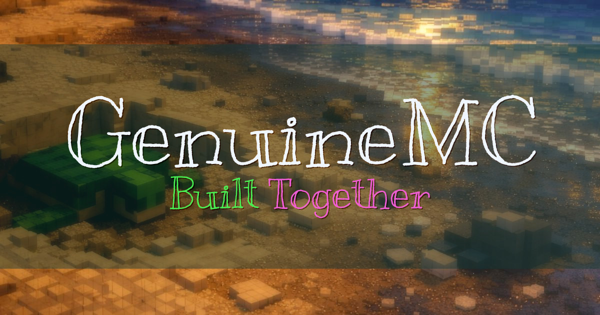 GenuineMC SemiVanilla Minecraft server