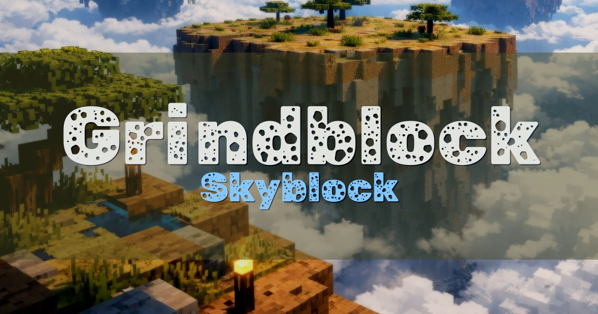 Banner for Grindblock Skyblock (grindblock.net)