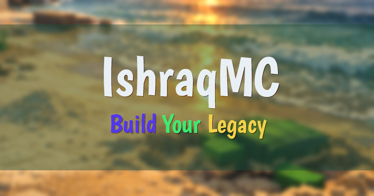 IshraqMC Survival Minecraft server