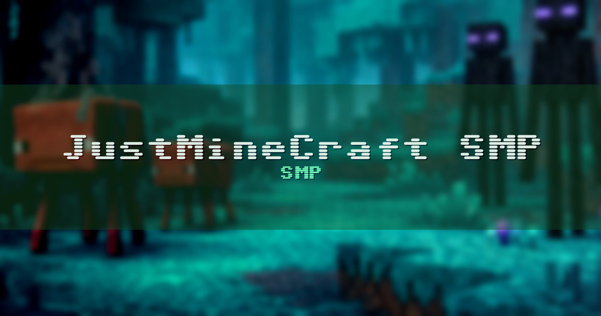 Banner for JustMineCraft SMP SMP (play.justminecraft.org)