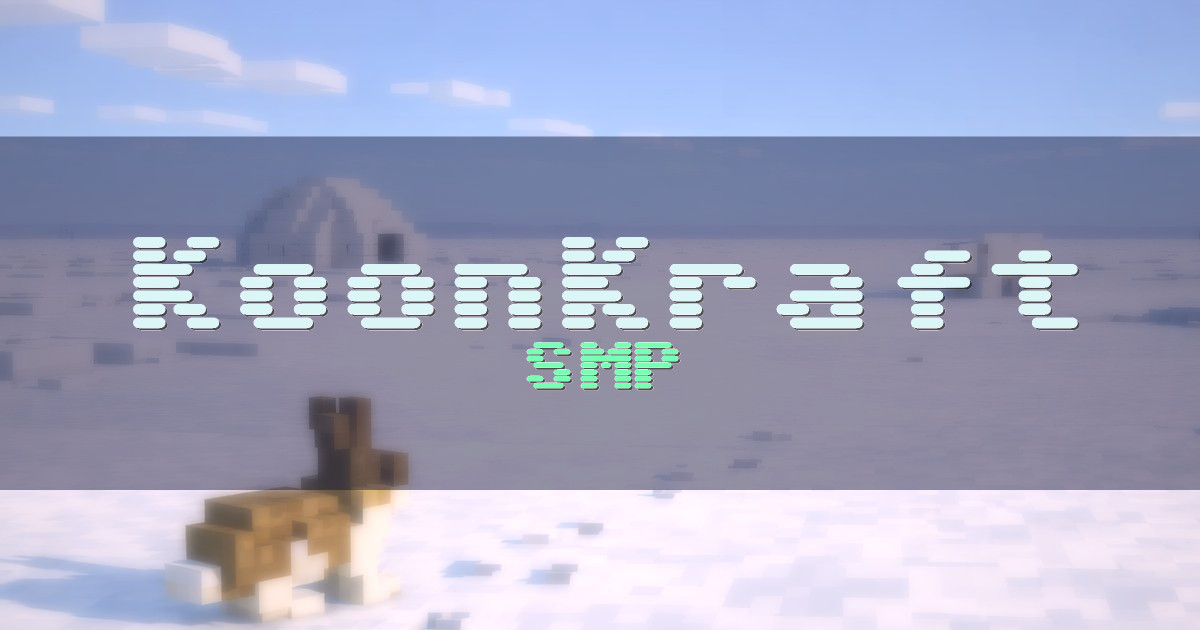 Banner for KoonKraft SMP (koonkraft.net)