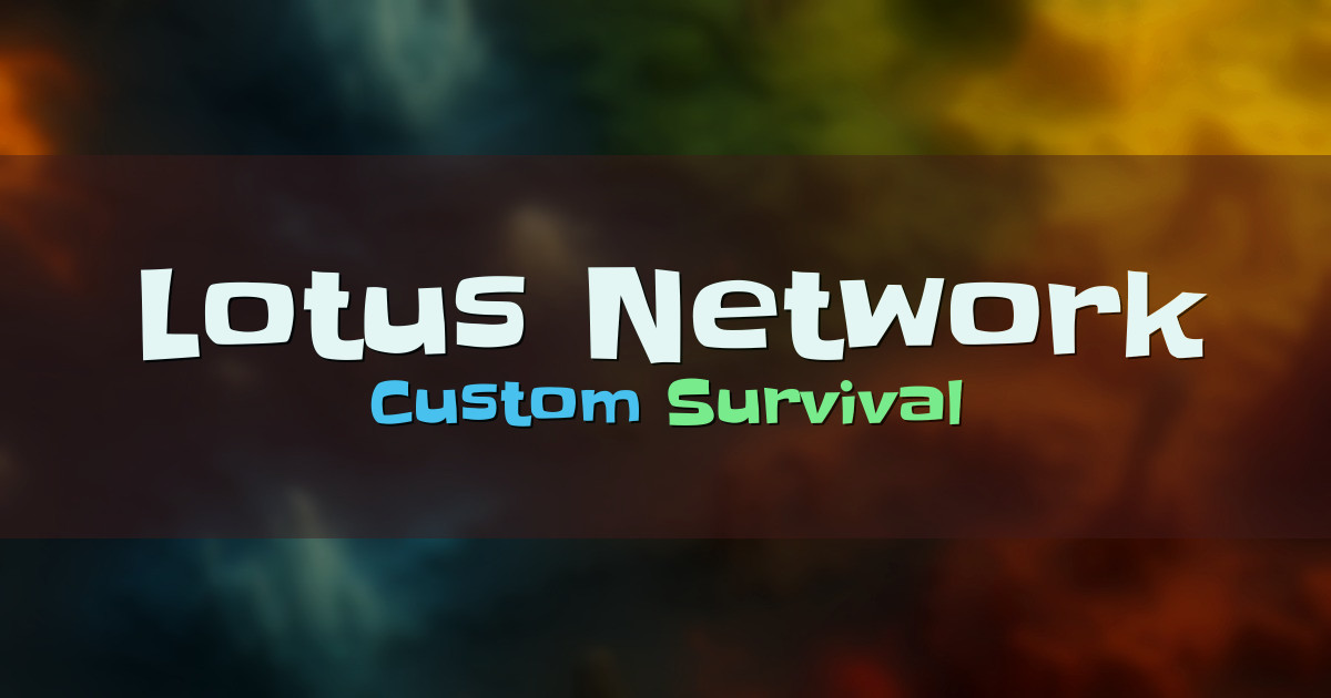 Lotus Network Survival Minecraft server