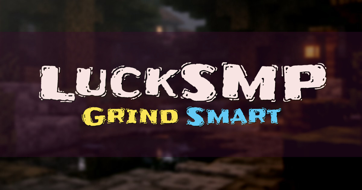 LuckSMP Survival Minecraft server
