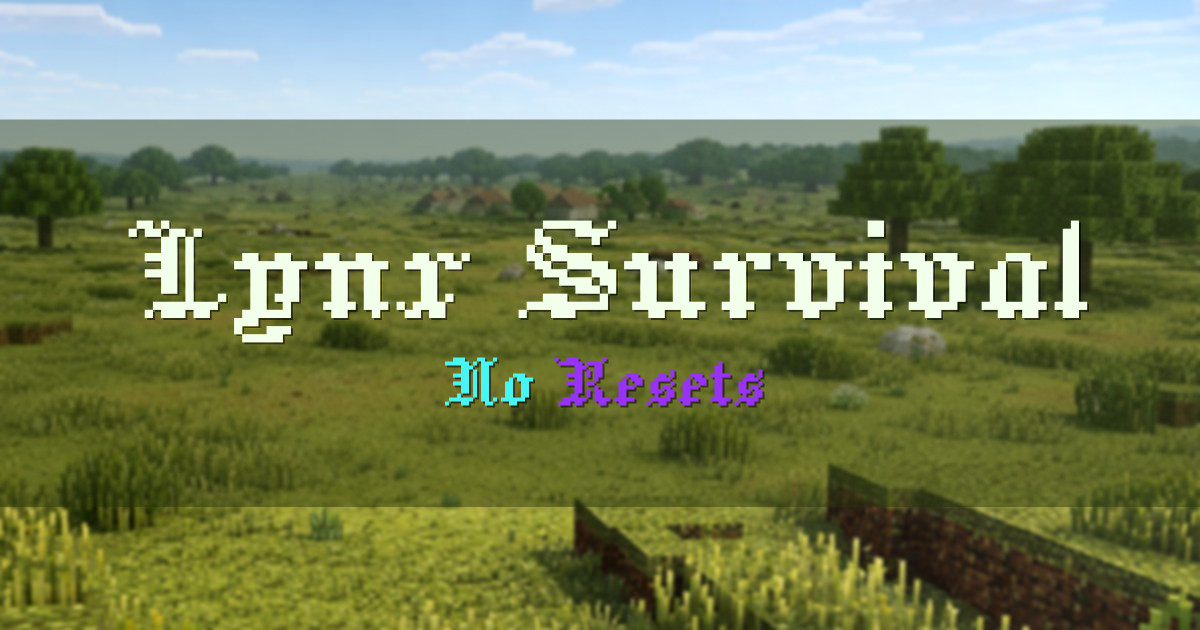 Lynx Survival Survival Minecraft server