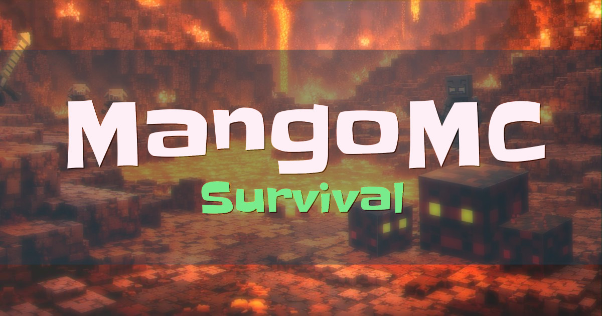 Banner for MangoMC Survival (play.mangomc.org)