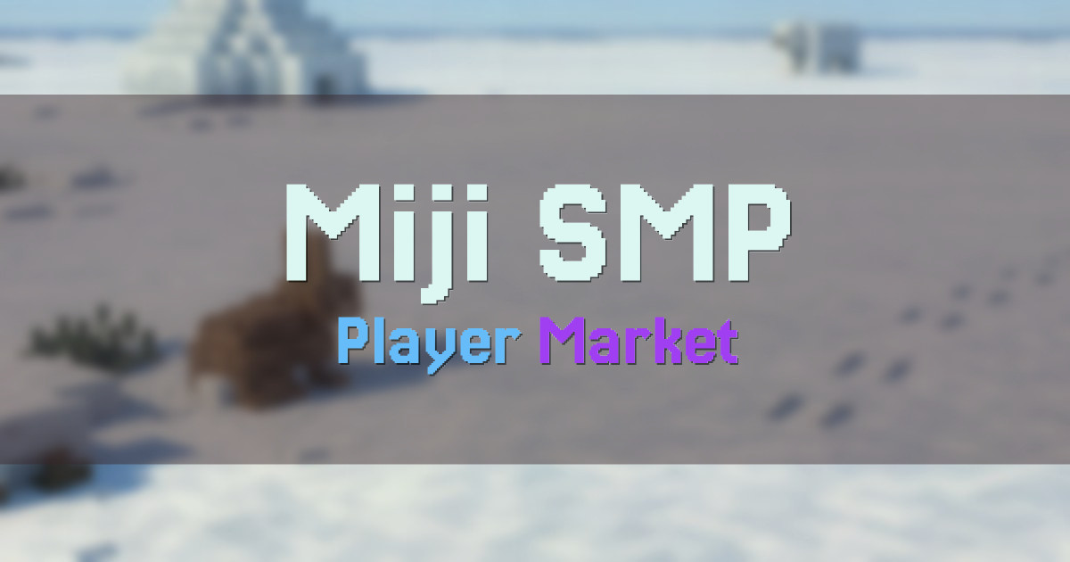 Miji SMP Survival Minecraft server