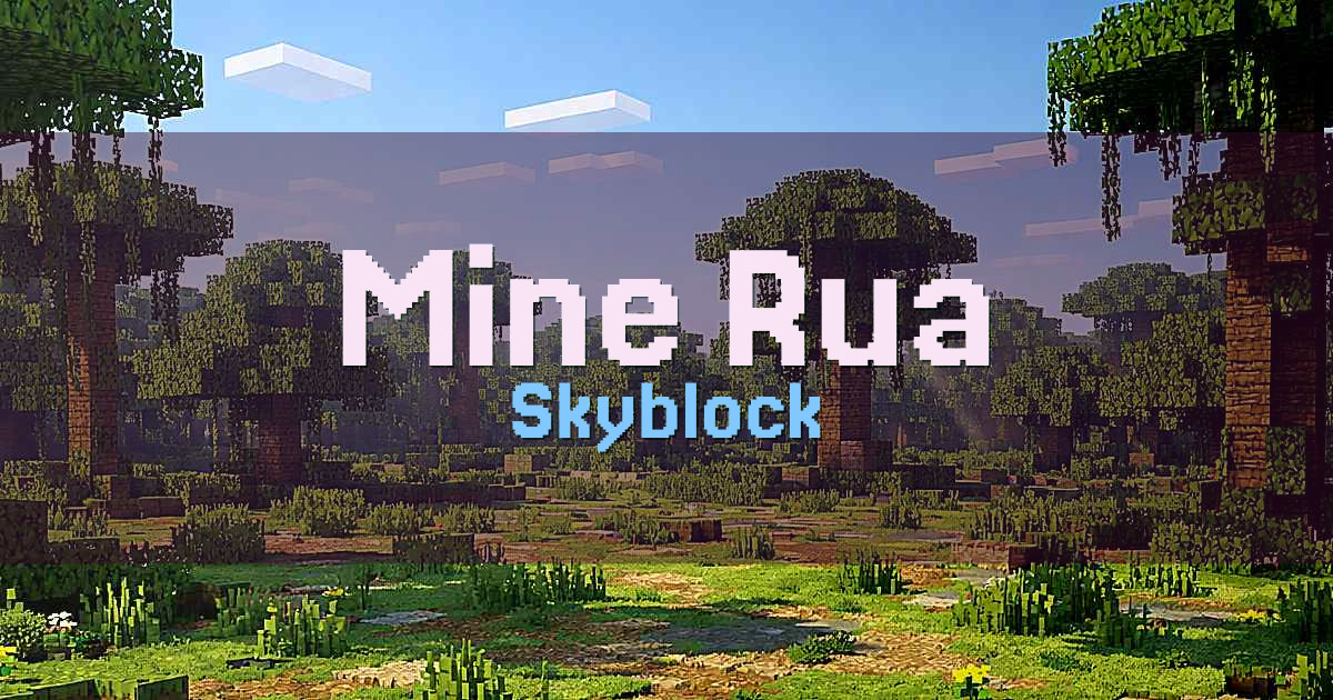 Banner for Mine Rua Skyblock (mc.minerua.com)