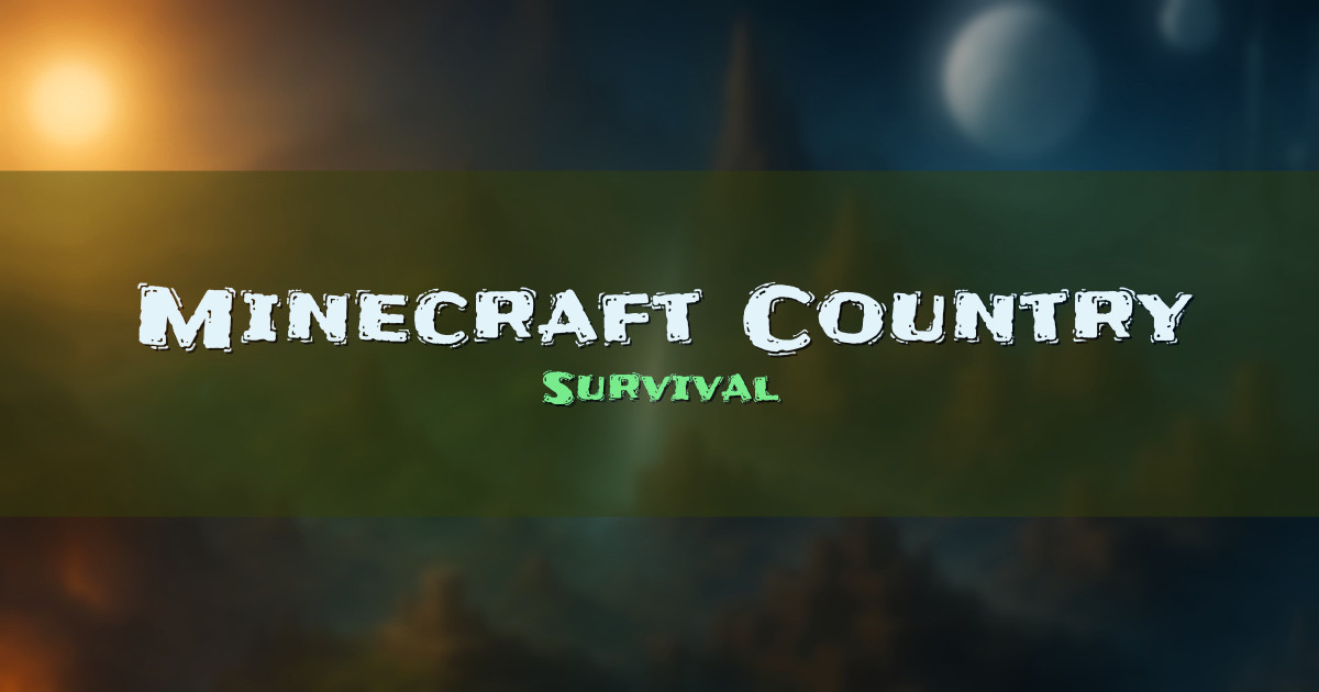 Banner for Minecraft Country Survival (play.minecraft.country)