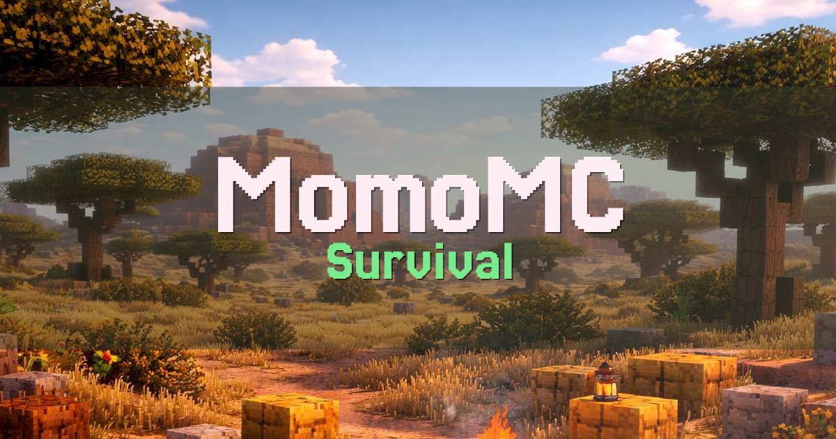 Banner for MomoMC Survival (momomc.net)