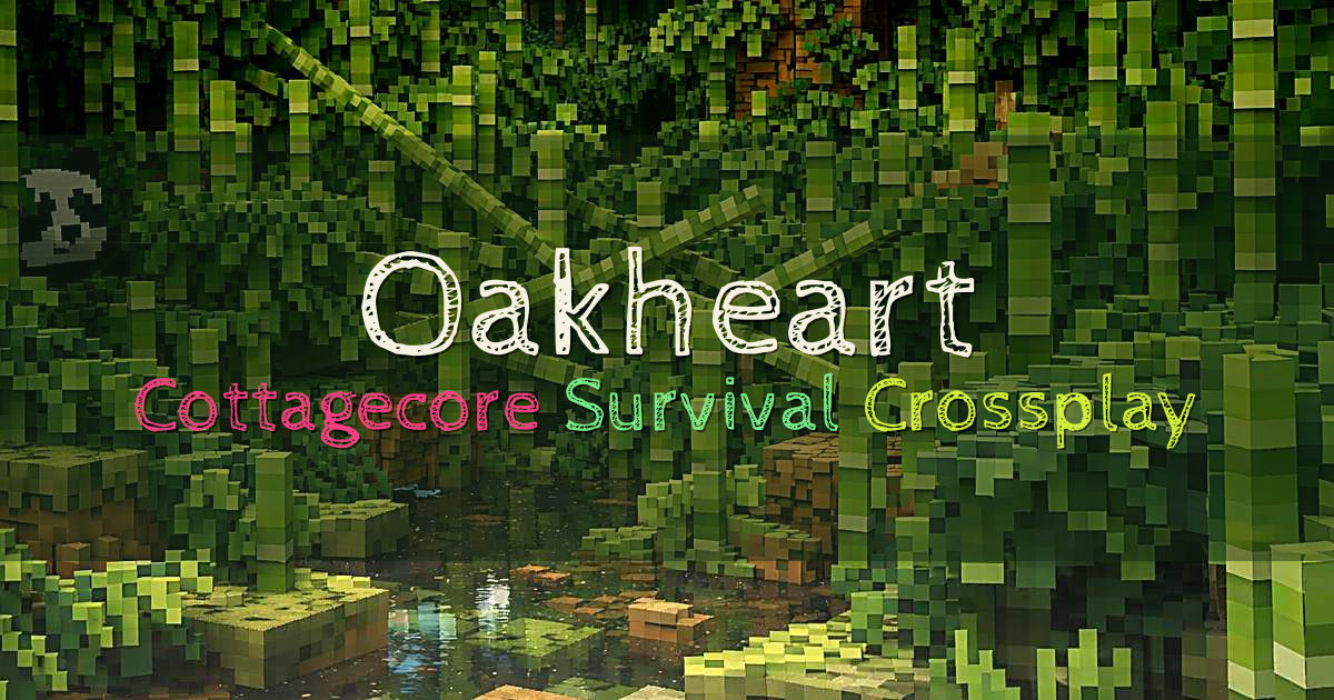 Banner for Oakheart Cozy Cottagecore Survival