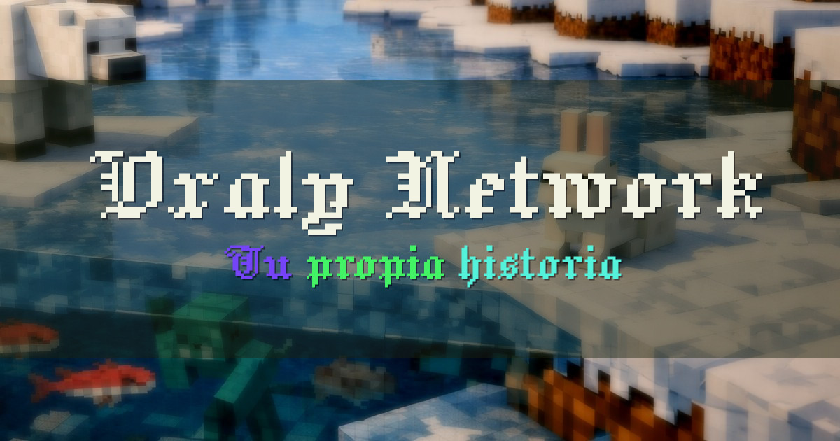Oxaly Network Survival Minecraft server