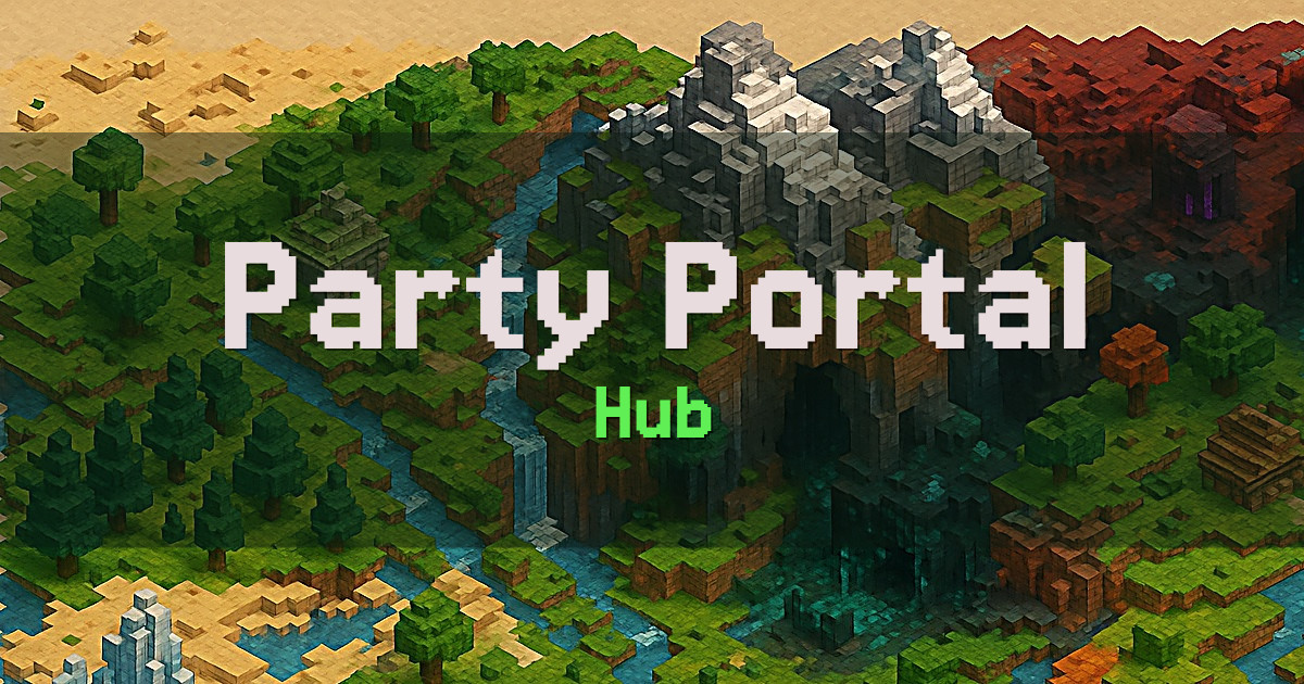 Banner for Party Portal Hub (partyportal.minecraftr.us)