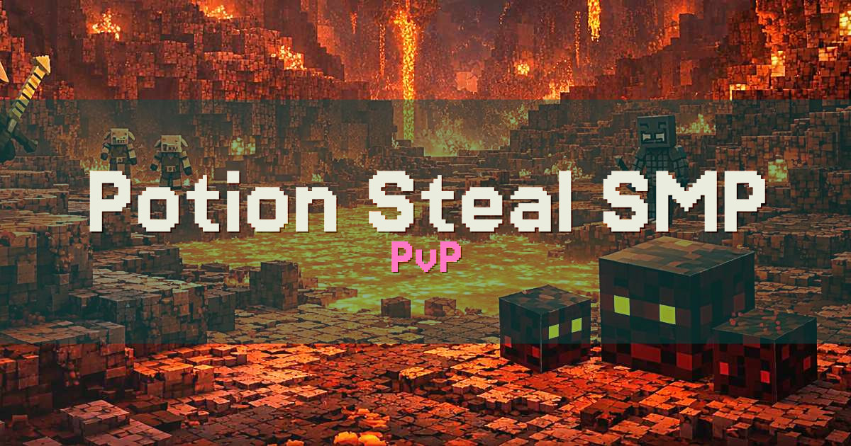 Banner for Potion Steal SMP PvP (potionstealsmp.com)