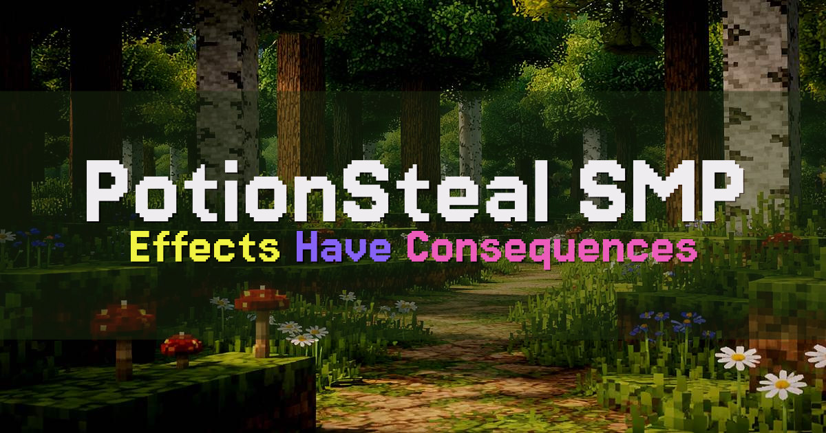 PotionSteal SMP PvP Minecraft server