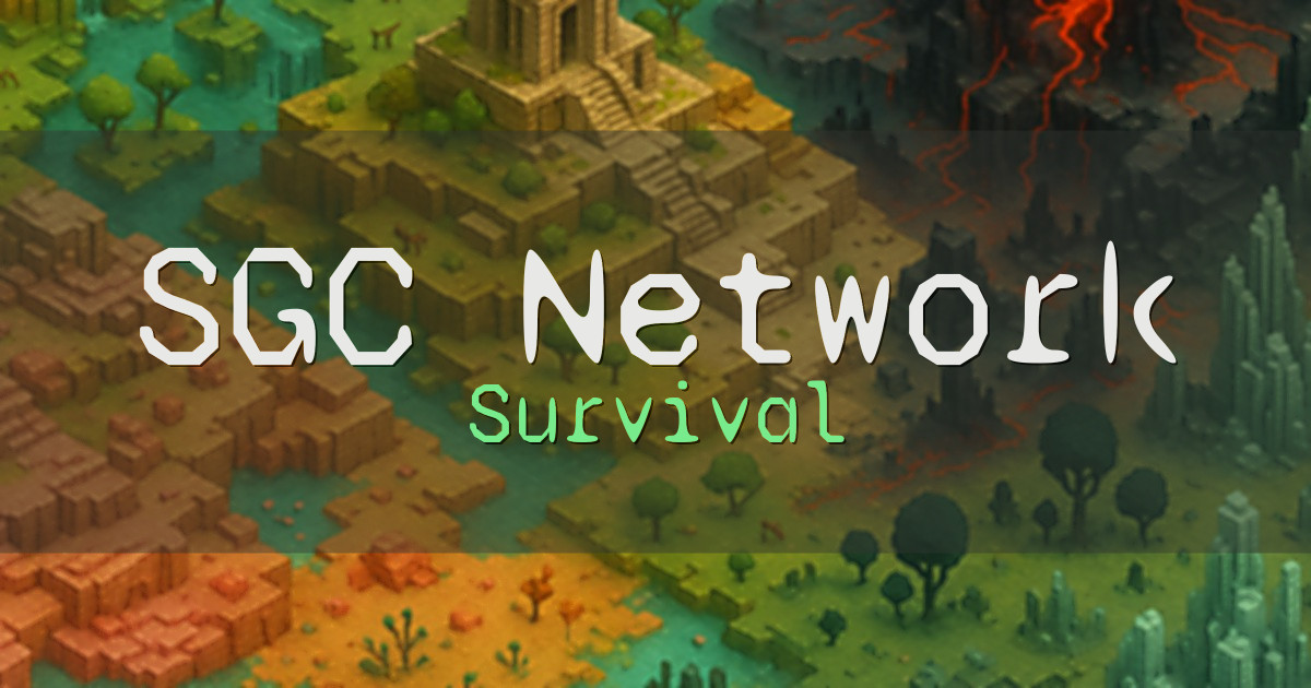 Banner for SGC Network Survival (play.sgcraft.net)