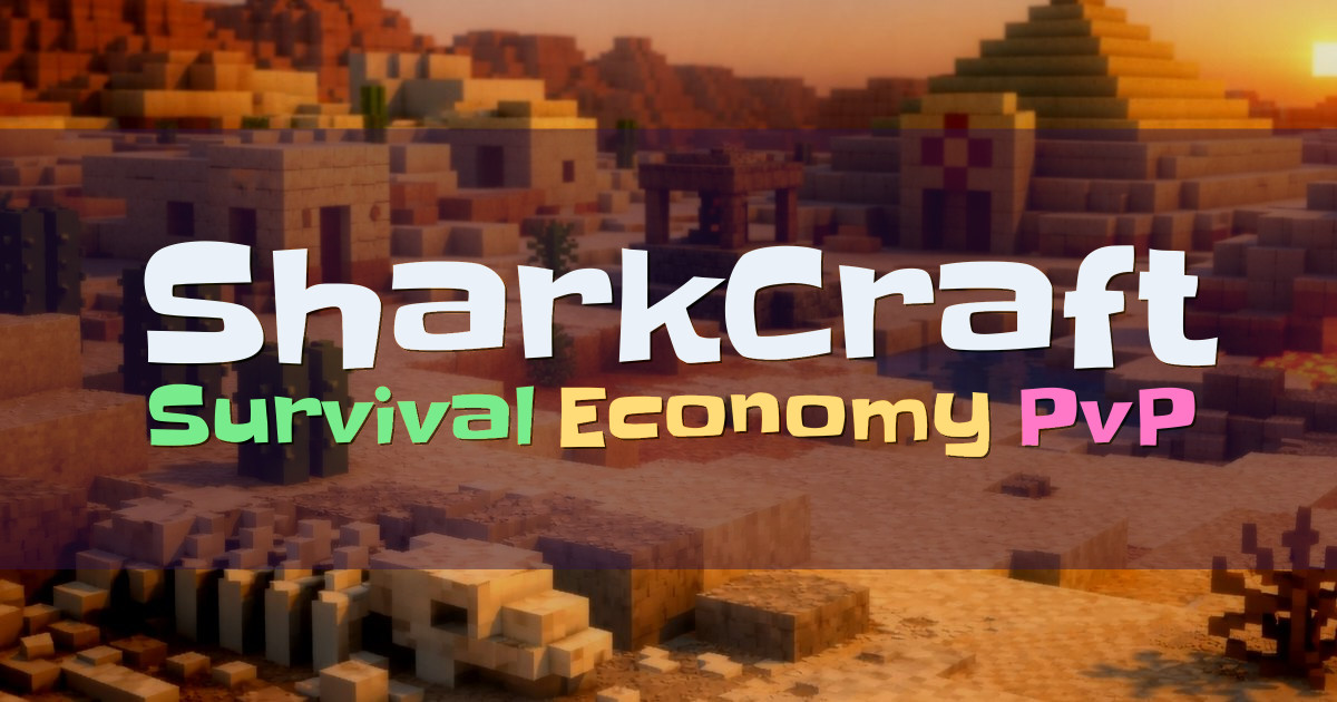 Banner for SharkCraft Survival Economy PvP