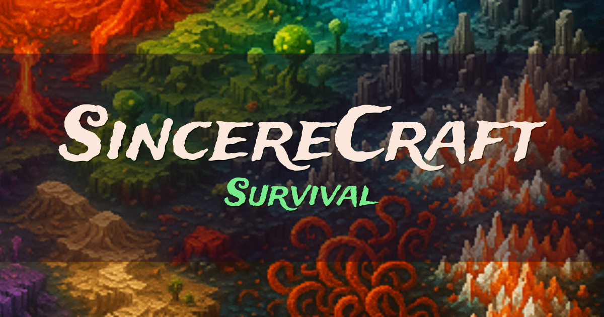 Banner for SincereCraft Survival