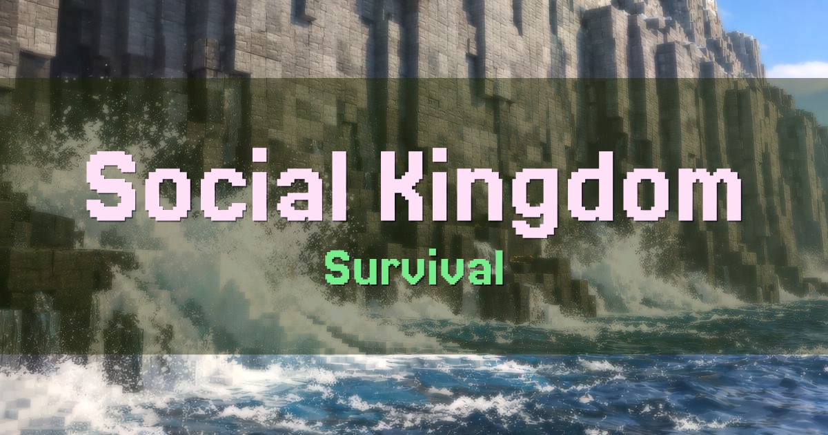 Banner for Social Kingdom Survival (mc.socialkingdom.no)