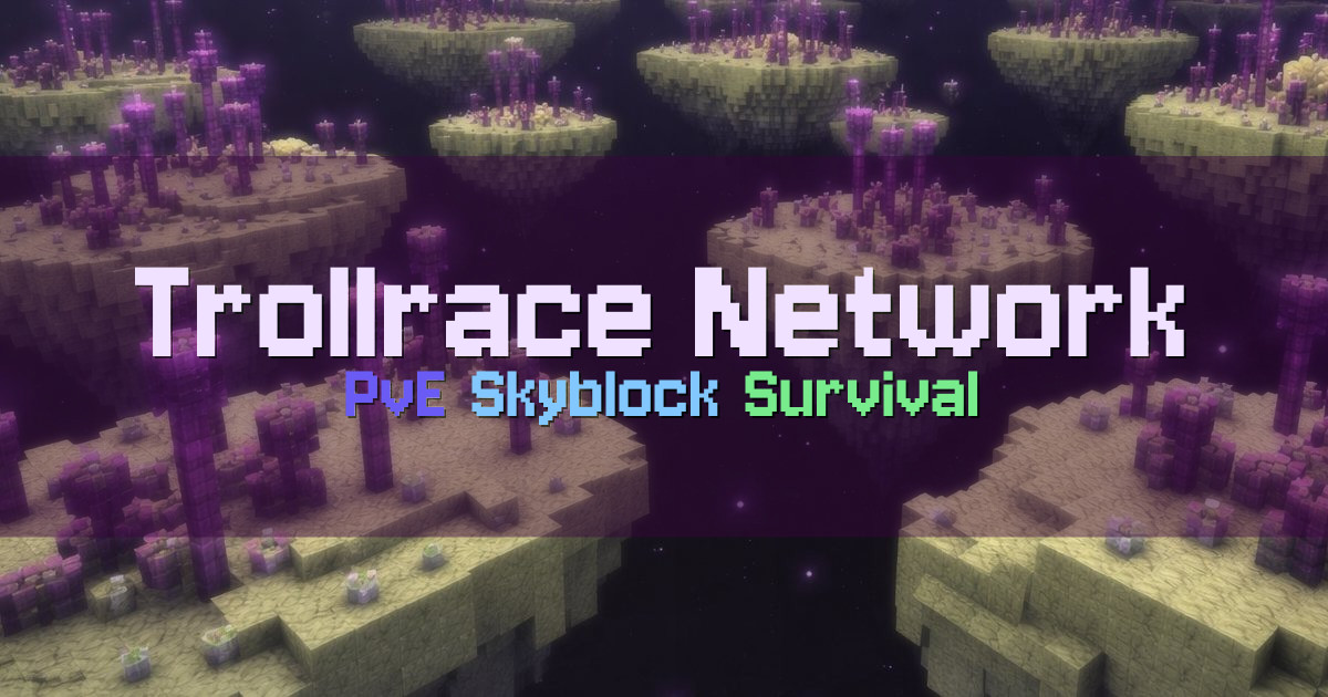 Banner for Trollrace Network (mc.trollrace.net)