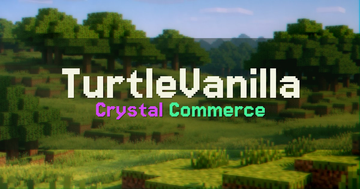 TurtleVanilla Economy Minecraft server