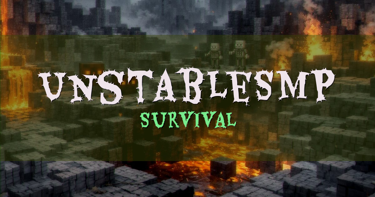 Banner for UnstableSMP Survival
