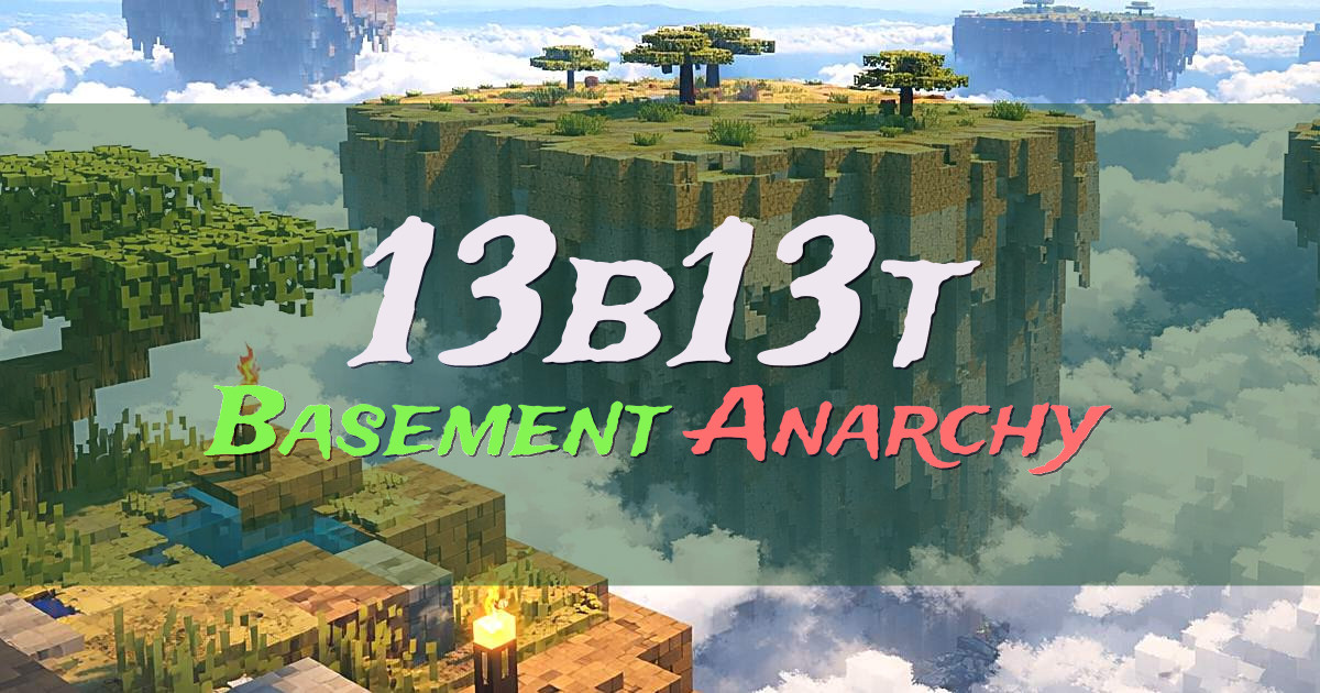 13b13t Anarchy Minecraft server