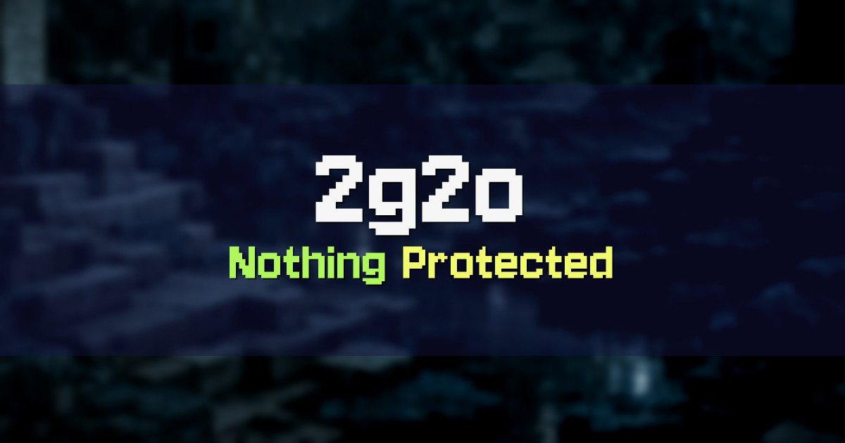 2g2o Anarchy Minecraft server