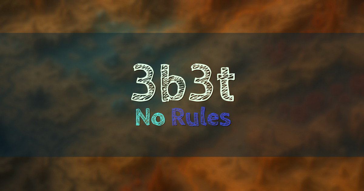 3b3t Anarchy Minecraft server