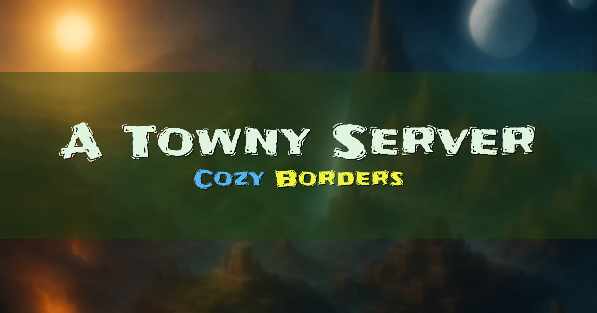 A Towny Server Towny Minecraft server