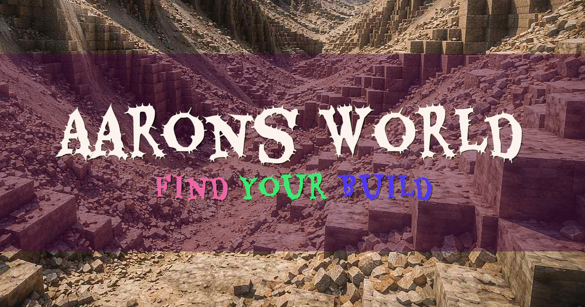 Aarons World Network Minecraft server