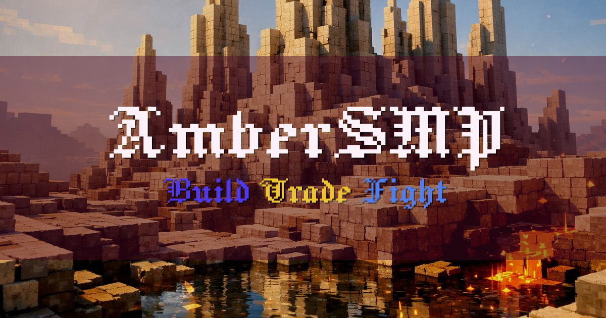AmberSMP Survival Minecraft server