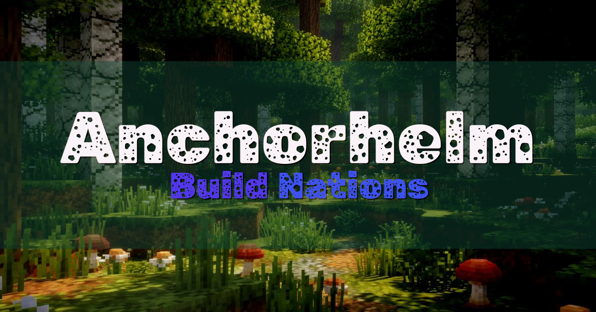 Anchorhelm Towny Minecraft server