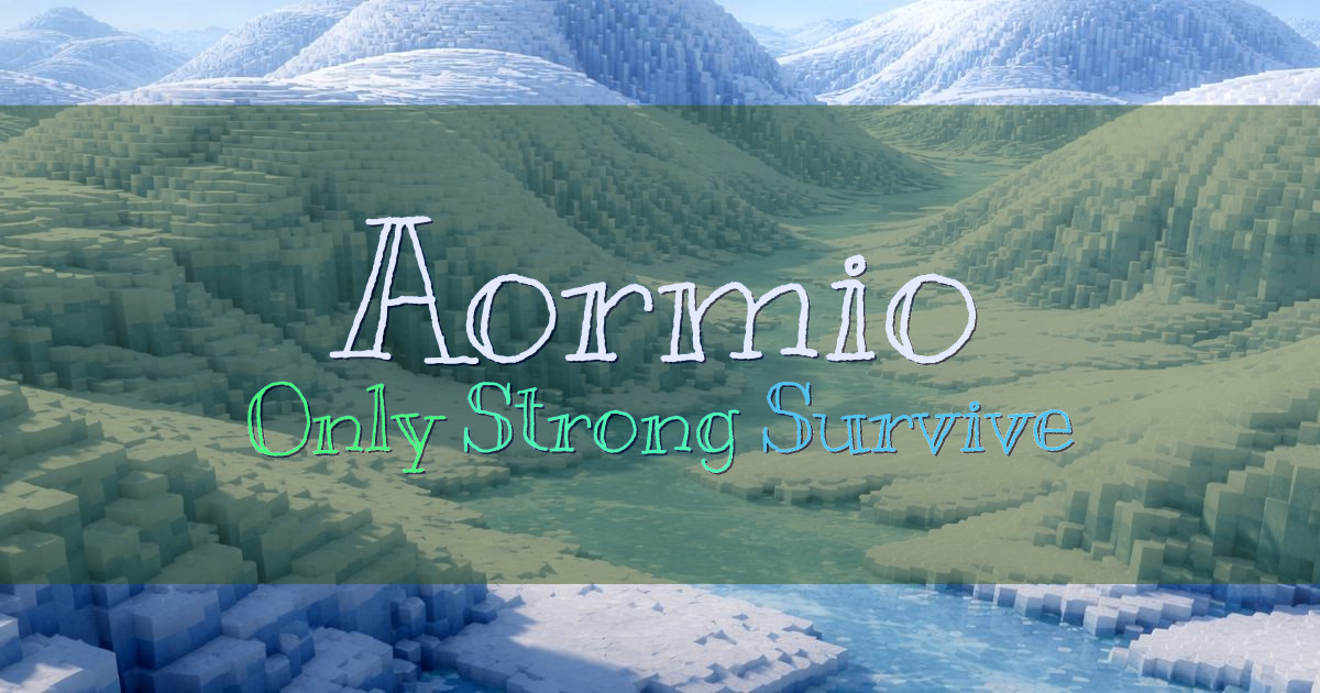 Aormio Survival Minecraft server