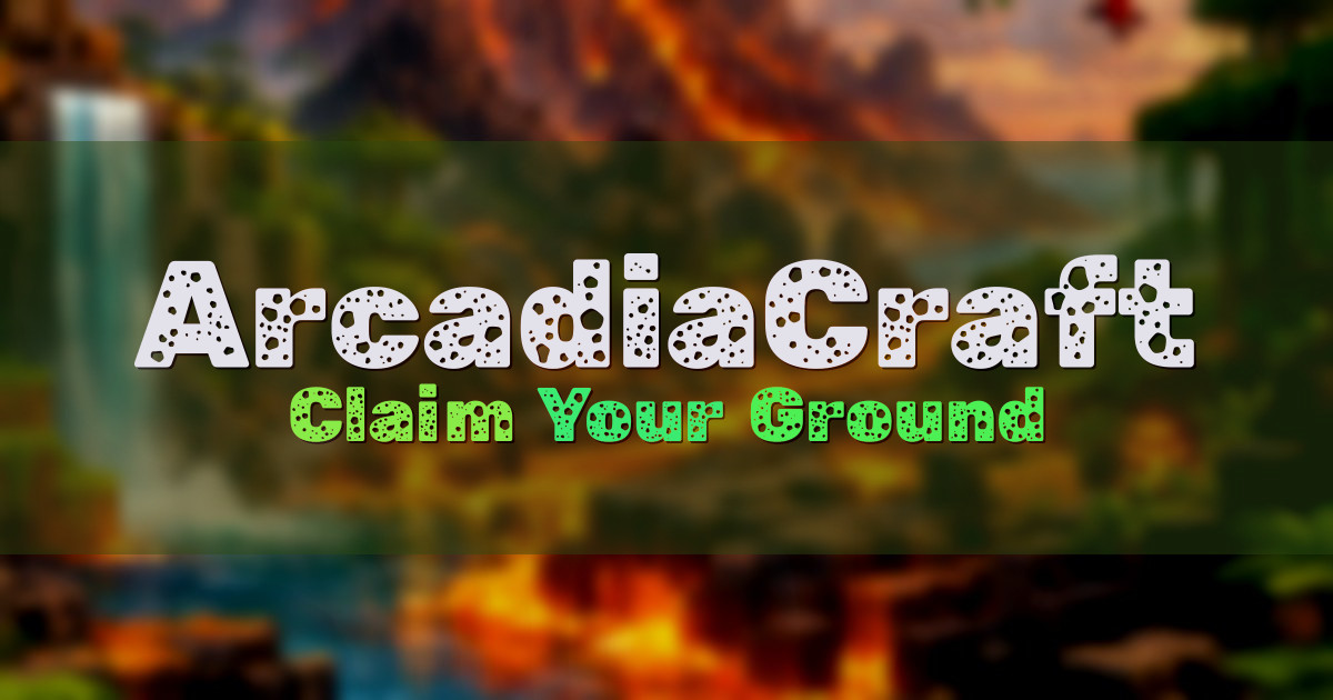 ArcadiaCraft Factions Minecraft server