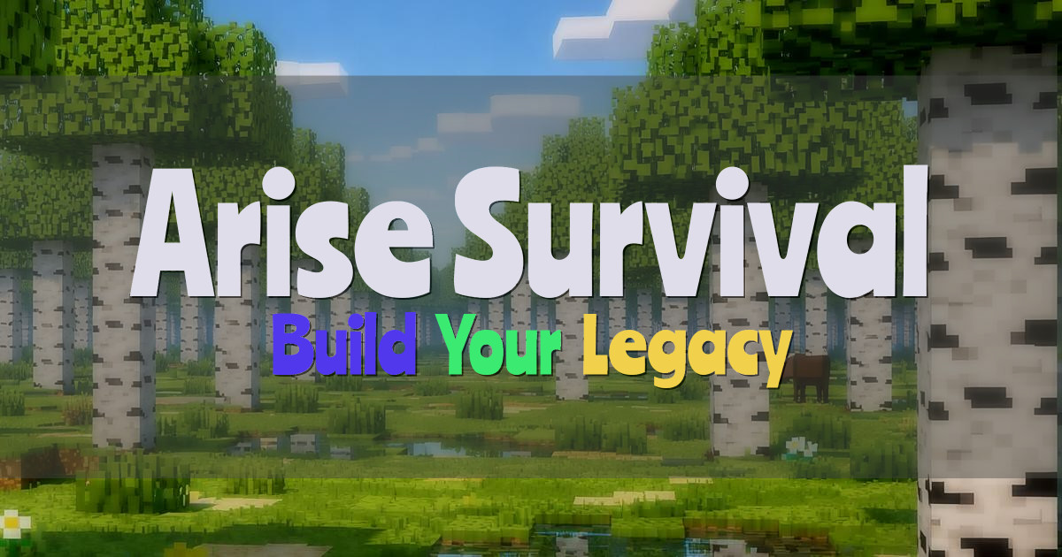 Arise Survival Economy Minecraft server