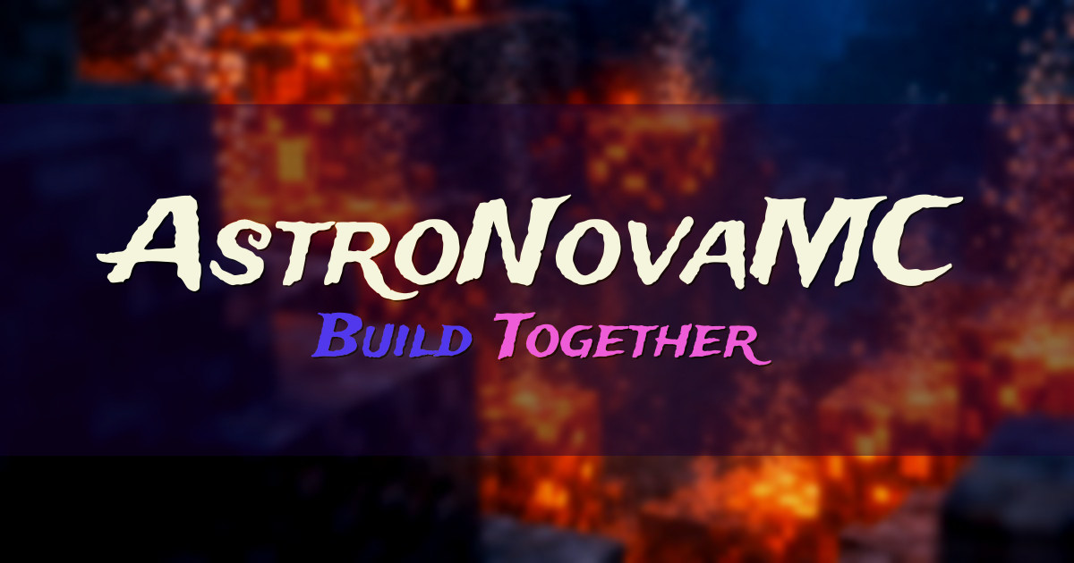 AstroNovaMC Survival Minecraft server