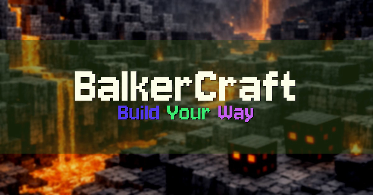 BalkerCraft Network Minecraft server
