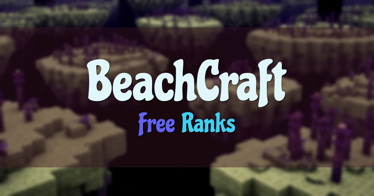 BeachCraft Survival Minecraft server