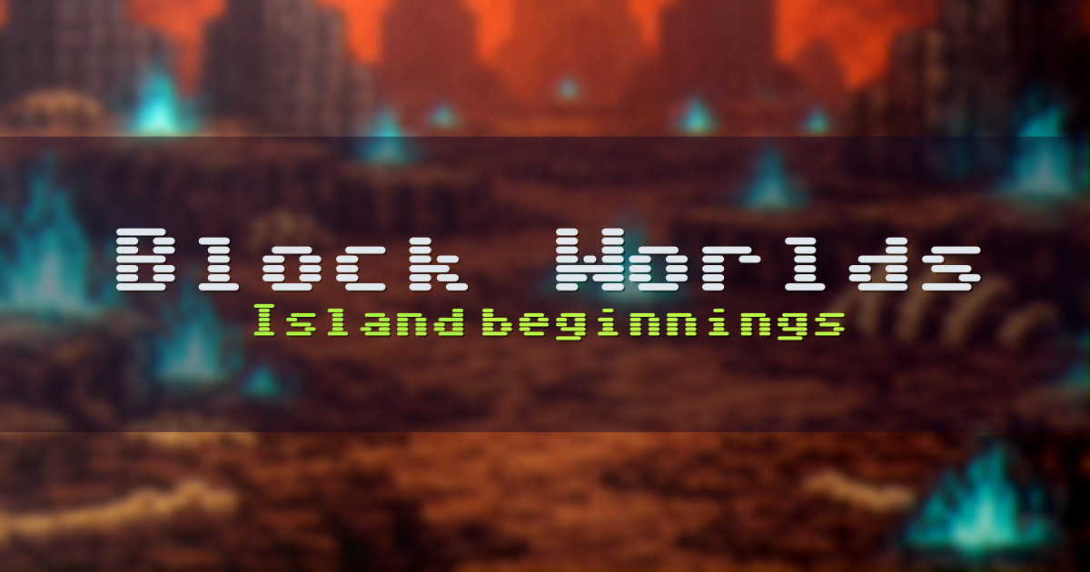 Block Worlds Skyblock Minecraft server