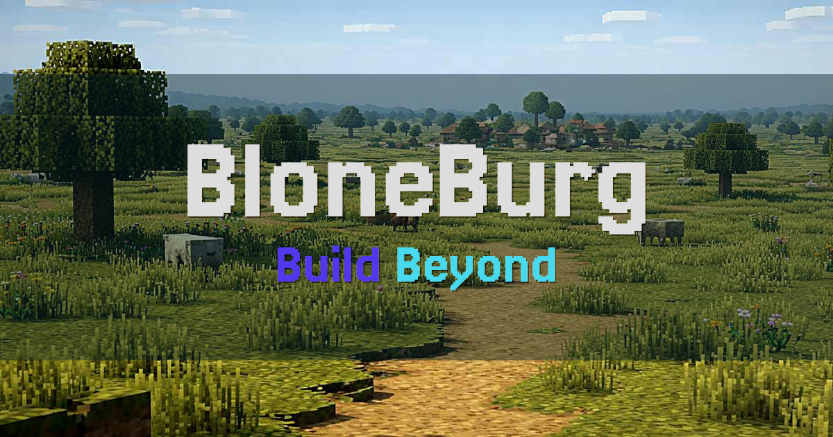 BloneBurg Survival Minecraft server