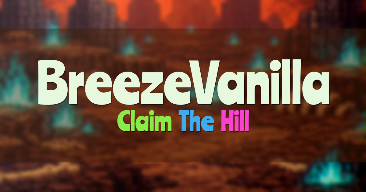 BreezeVanilla PvP Minecraft server