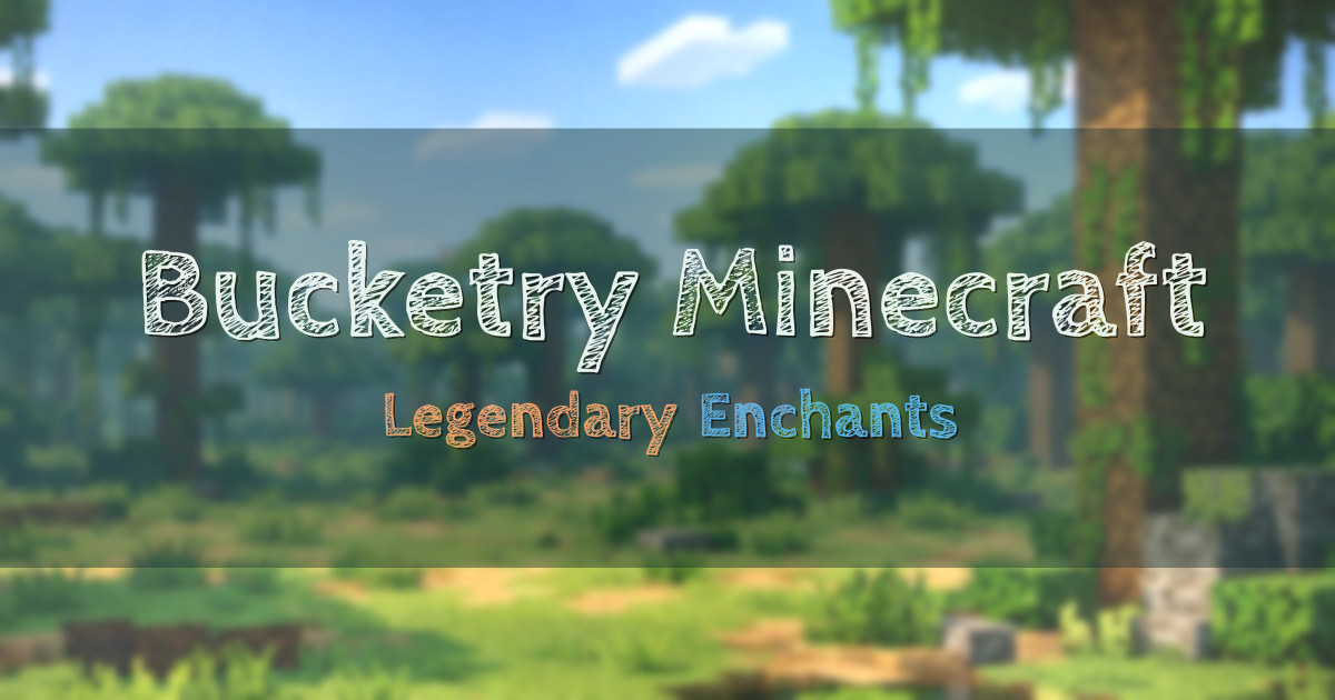 Bucketry Minecraft Survival Minecraft server