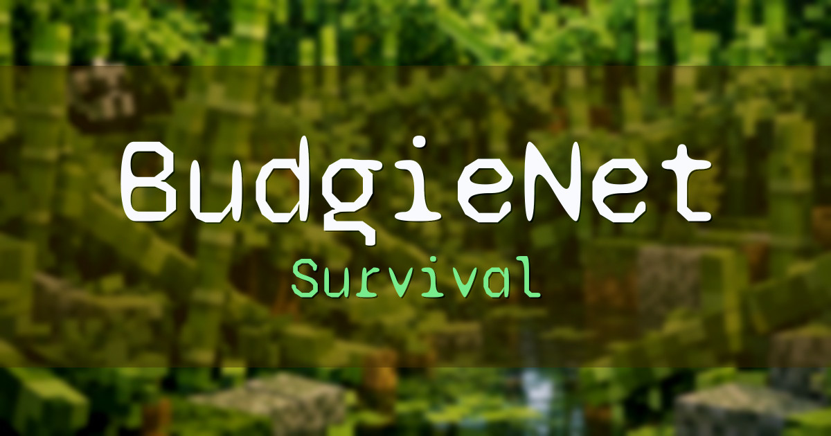 Banner for BudgieNet Survival (budgie.network)