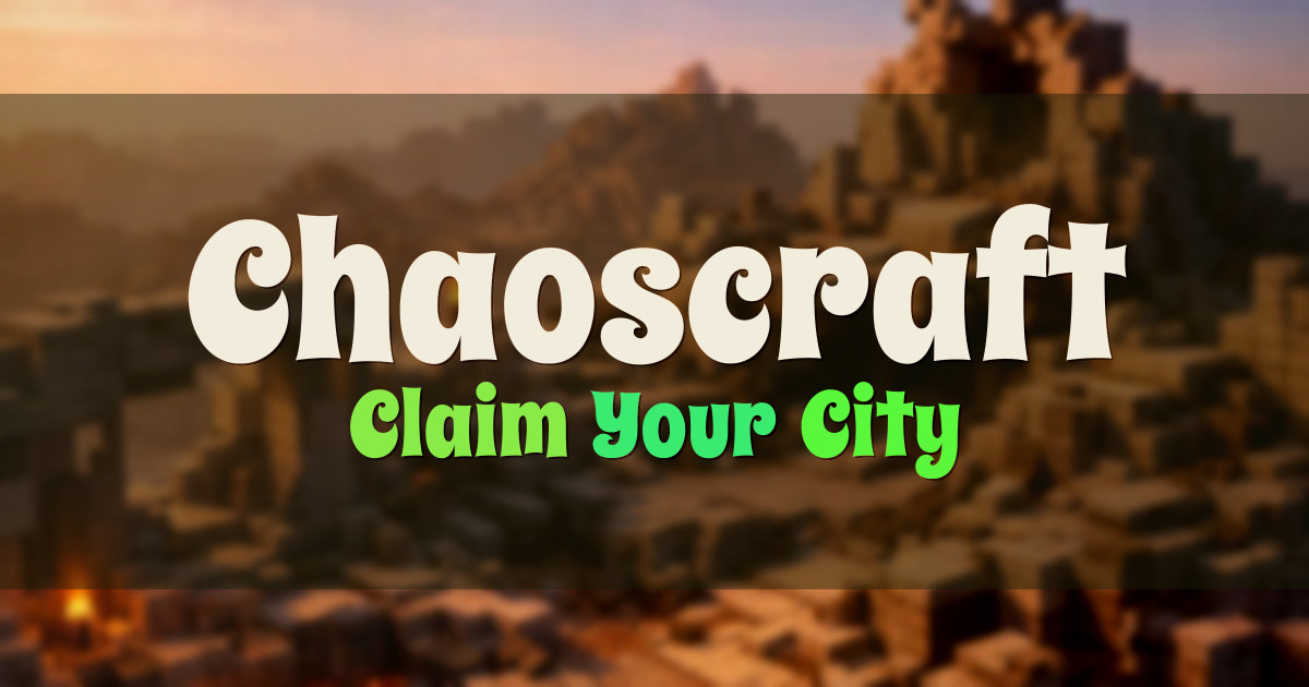Chaoscraft Earth Minecraft server