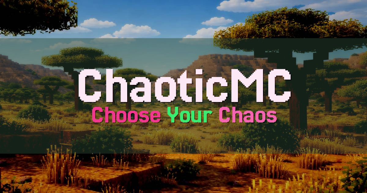 ChaoticMC Survival Minecraft server